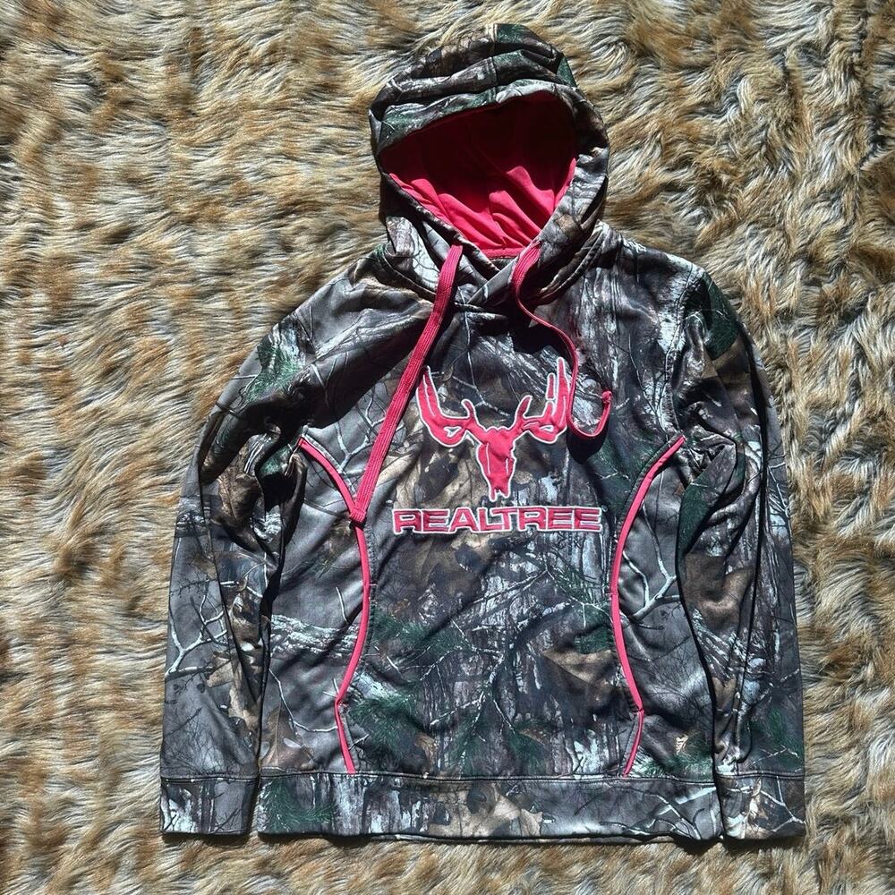 Realtree Women’s Pink Logo Hoodie